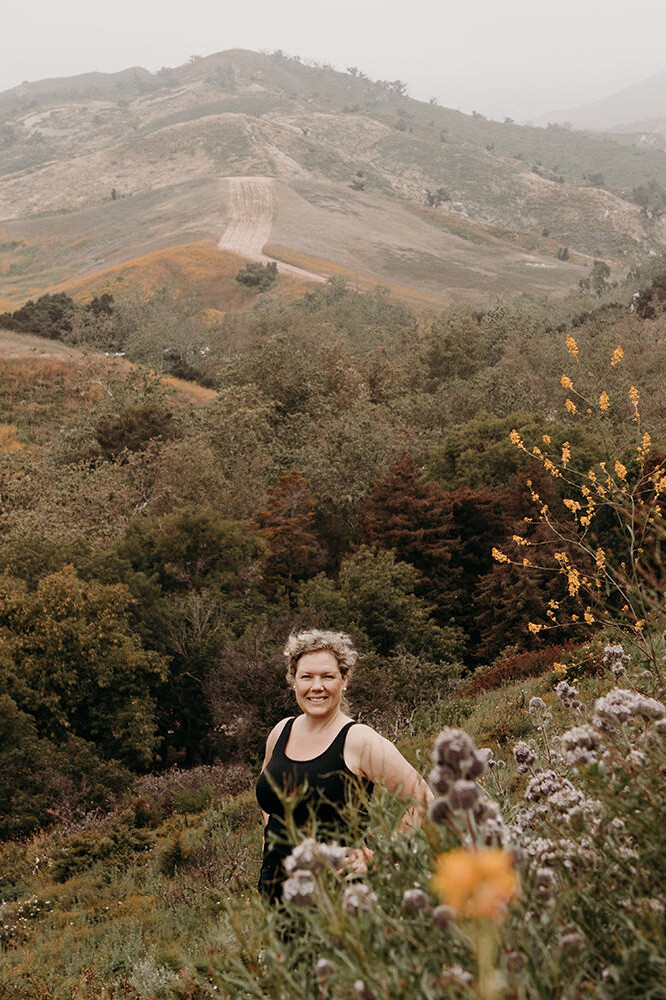 foto van lifestyle fotograaf marianne Hope tijdens een hike in california, USA